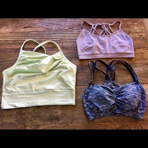 Bundle sale! 3 for $30 yoga bralettes